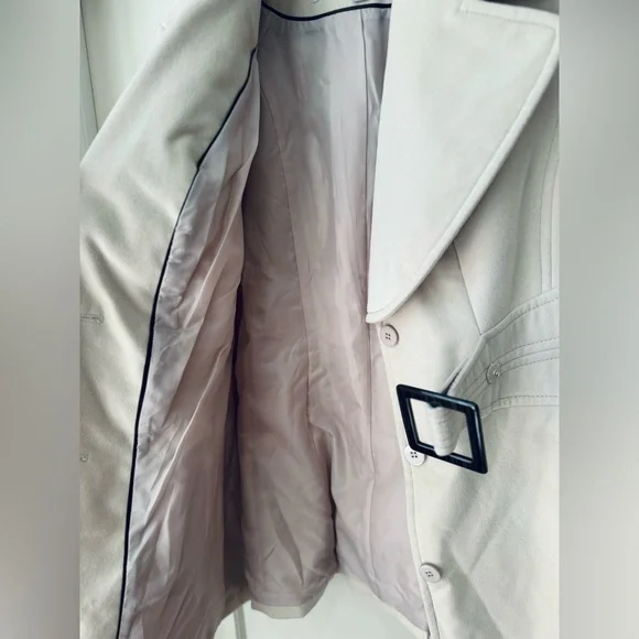 Jessica Simpson Faux Belted Pea Coat (Light Sand) - Size XL - (NWT!) - Picture 5 of 13